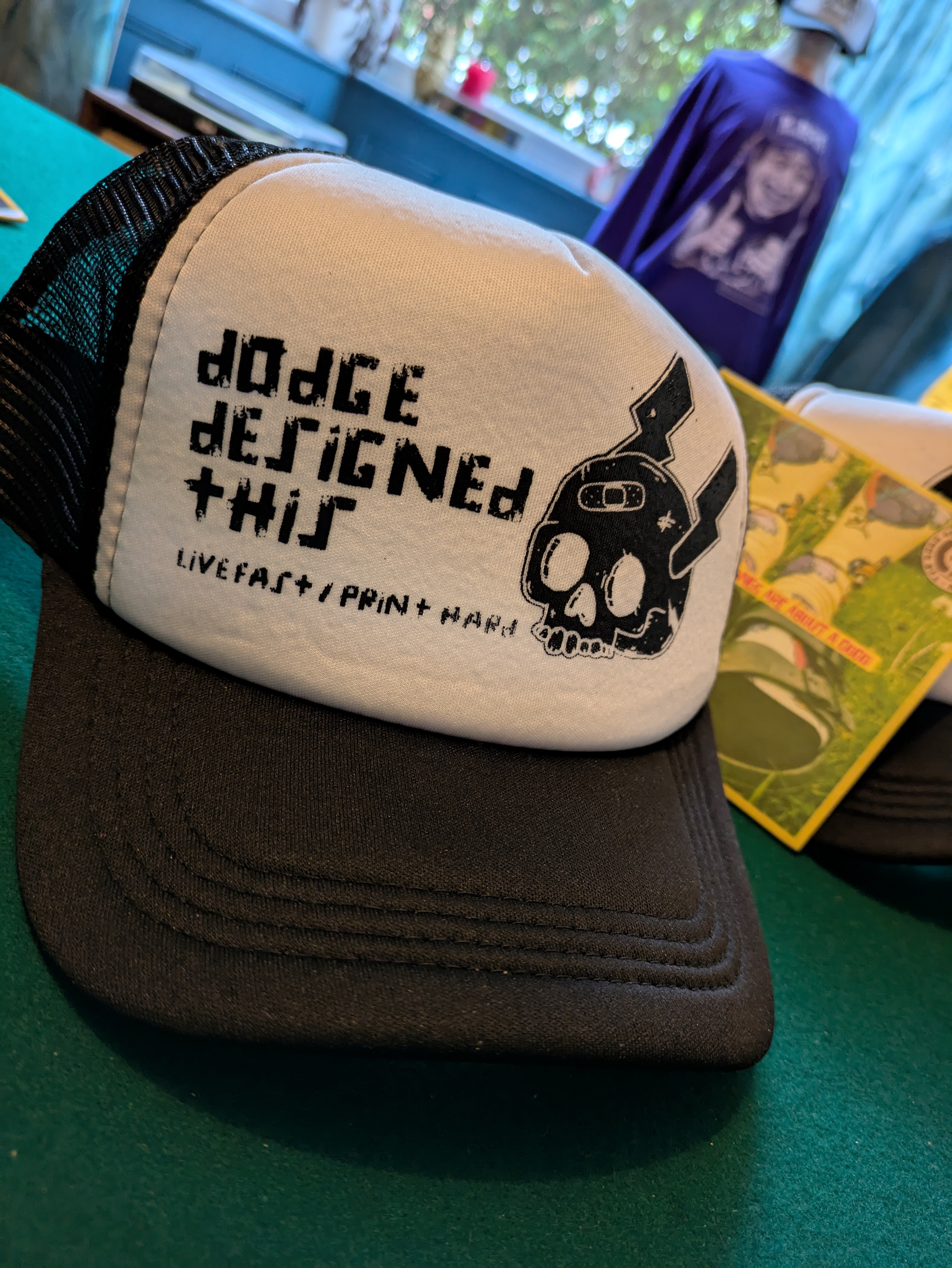 Live Fast / Print Hard Trucker Cap