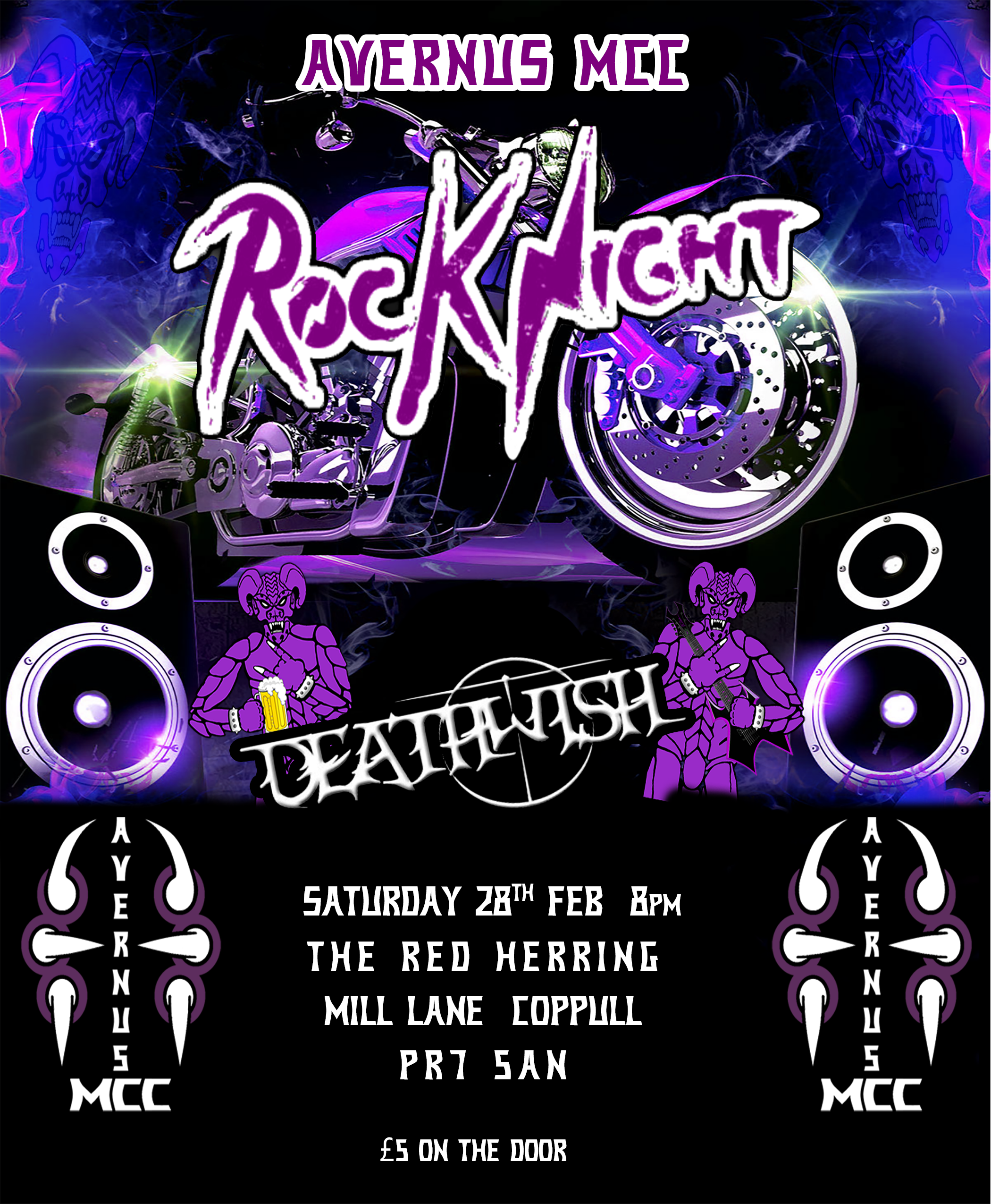 avernus Rock night on 28th feb