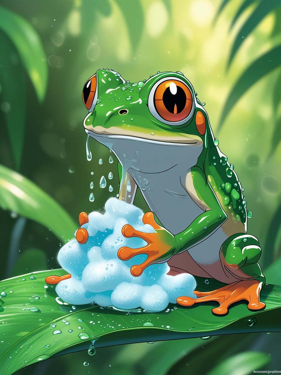 Jungle Foaming Frog Hand Wash