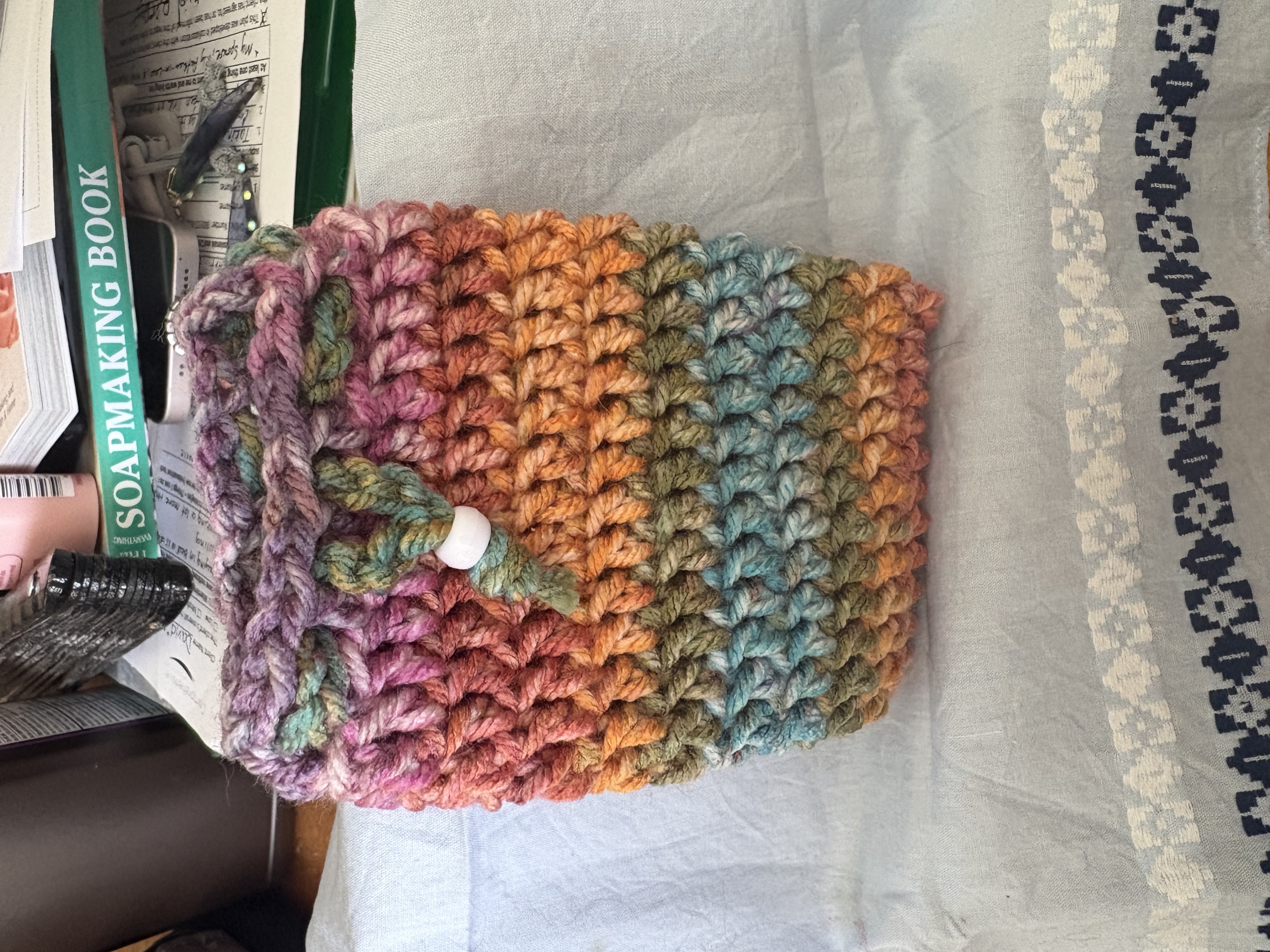 Rainbow Soap Saver Pouch