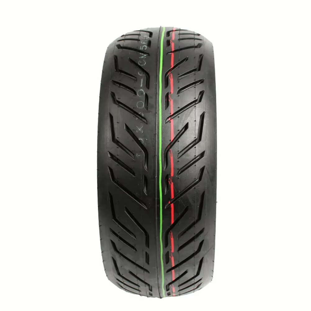 Pneu Tubeless Route 10 Pouces (10x3.00-6) CST avec Gel Anti Crevaison pour Trottinette