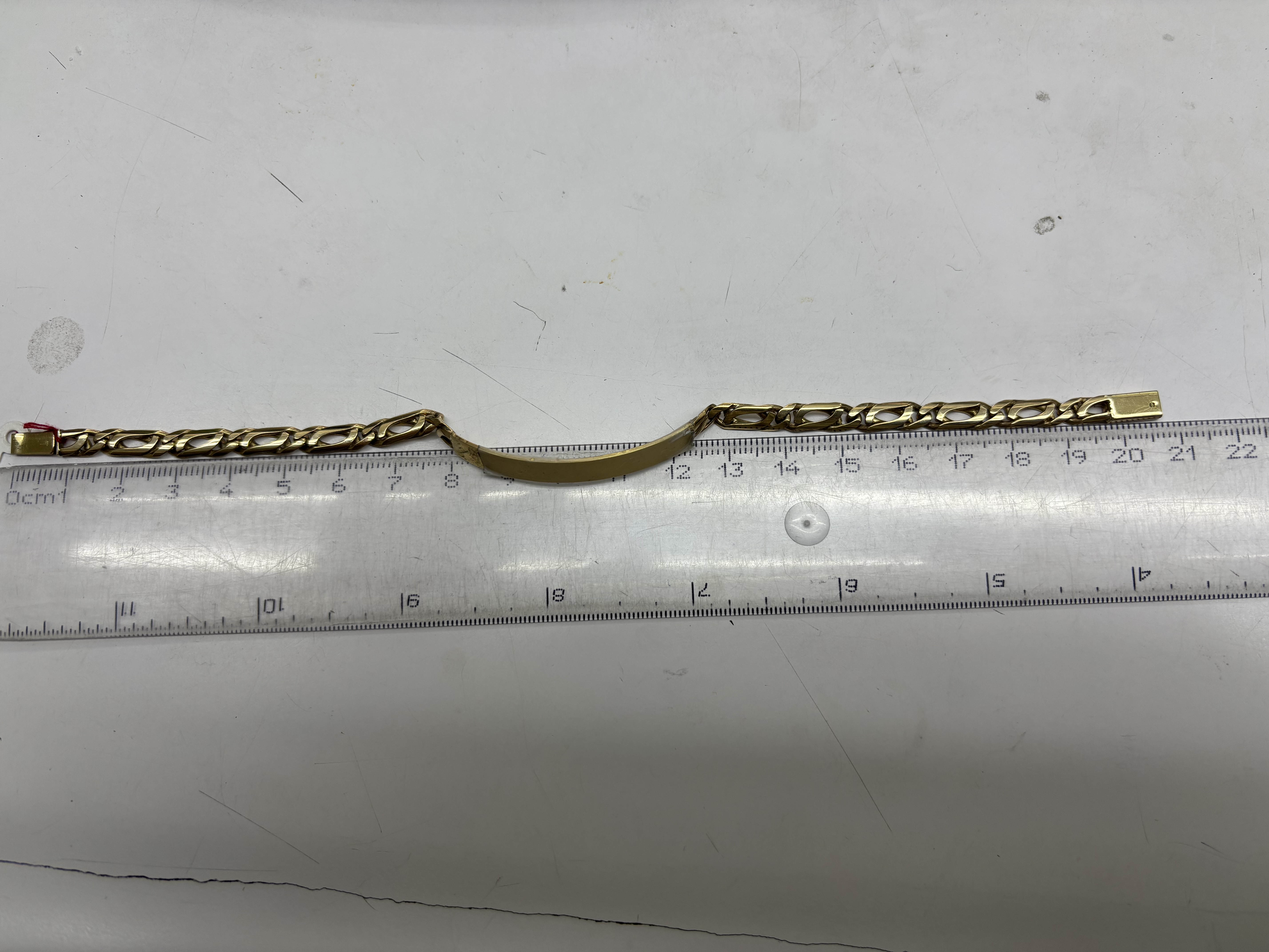 Pulsera Estilo Egipcio Oro 10k – 11.9g 19 cm Elegancia Atemporal