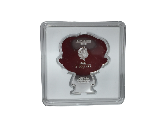 Par de Monedas Chibi Joker y Harley Quinn – Plata Pura