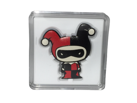 Par de Monedas Chibi Joker y Harley Quinn – Plata Pura