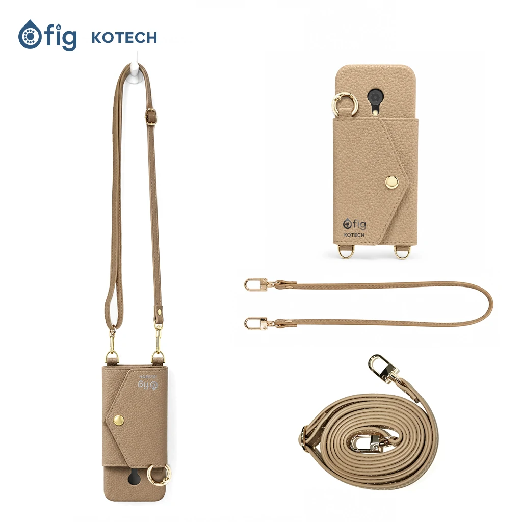 Fig Bar Leather Crossbody Wallet Case (3 Colours)