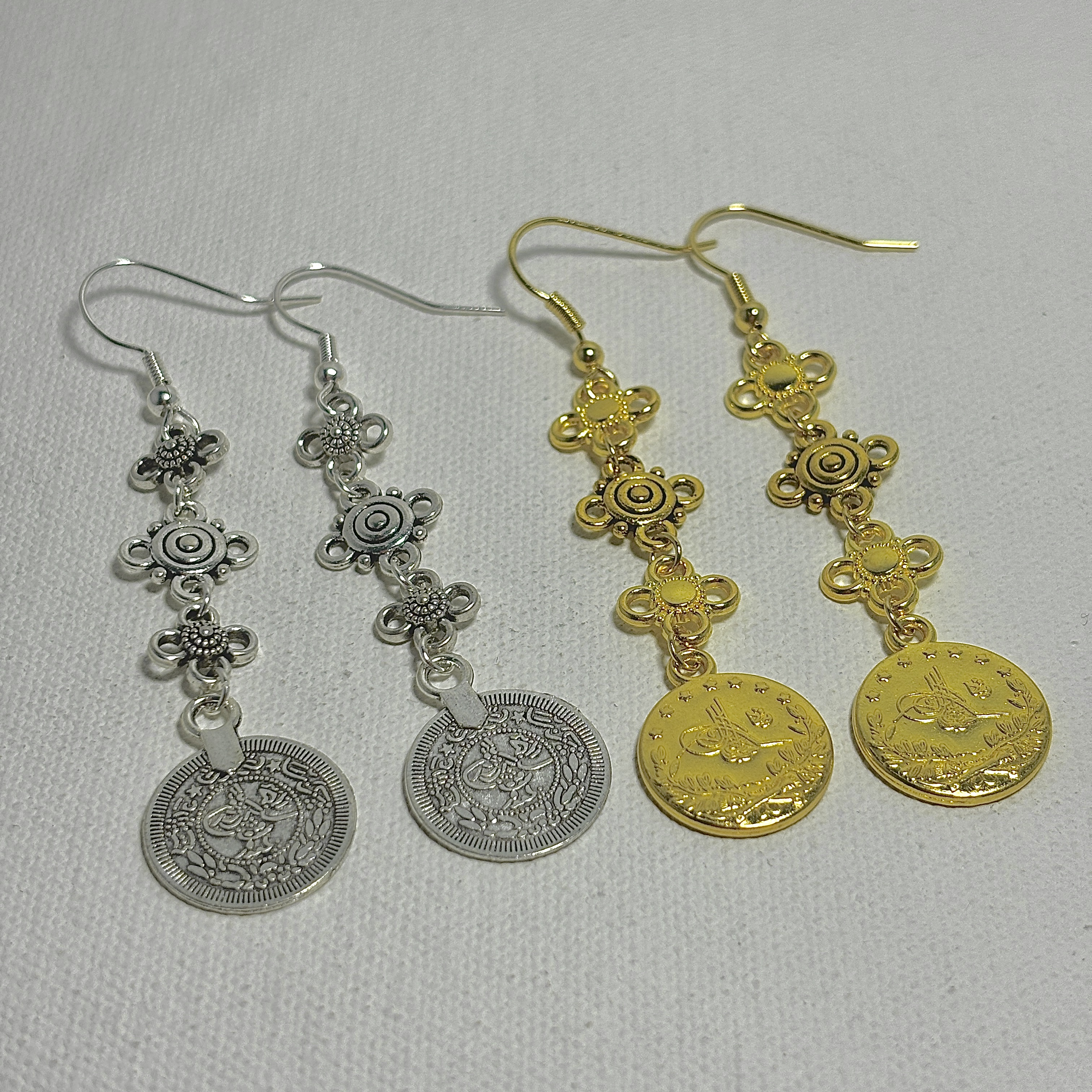 Triple Clover Earrings