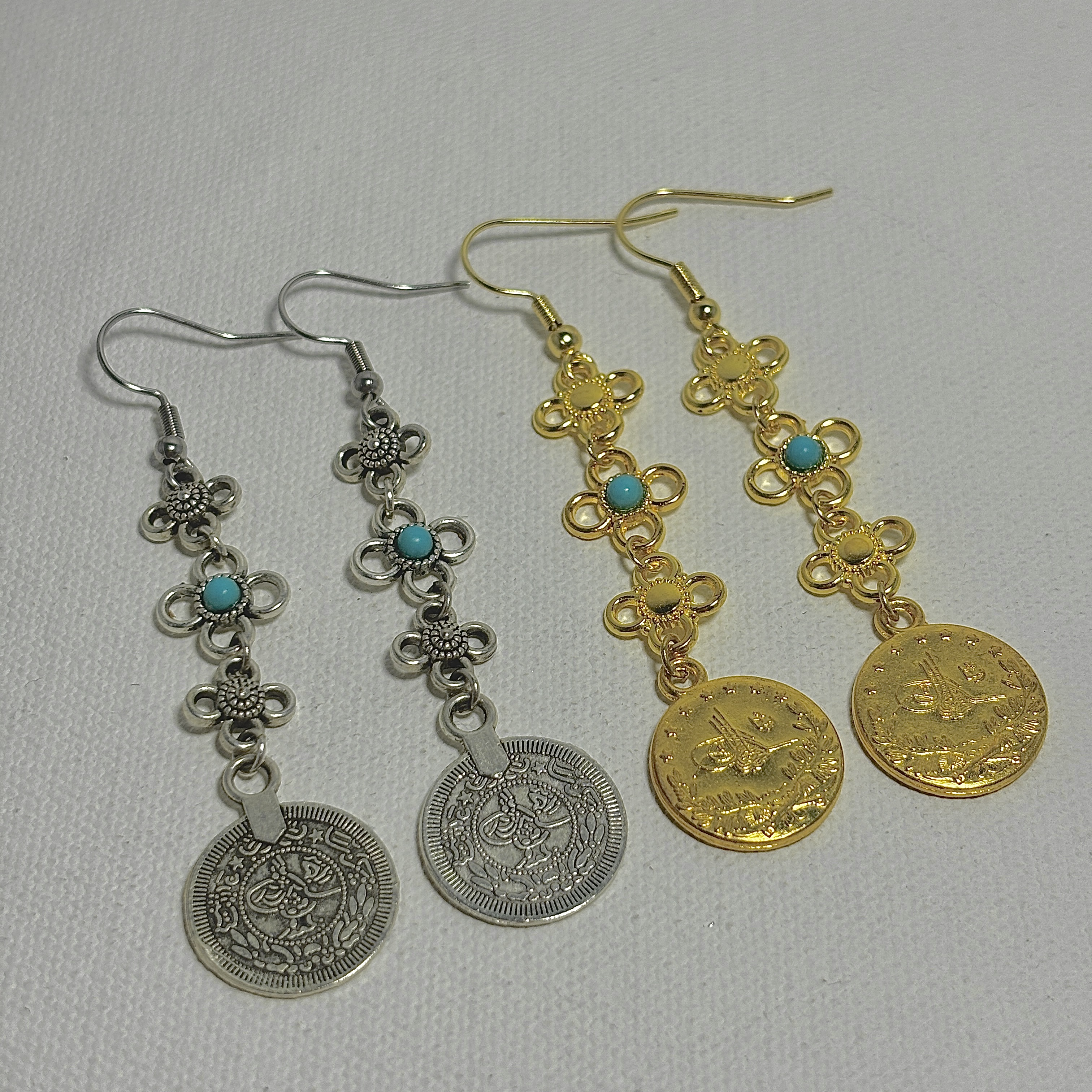 Triple Clover Earrings