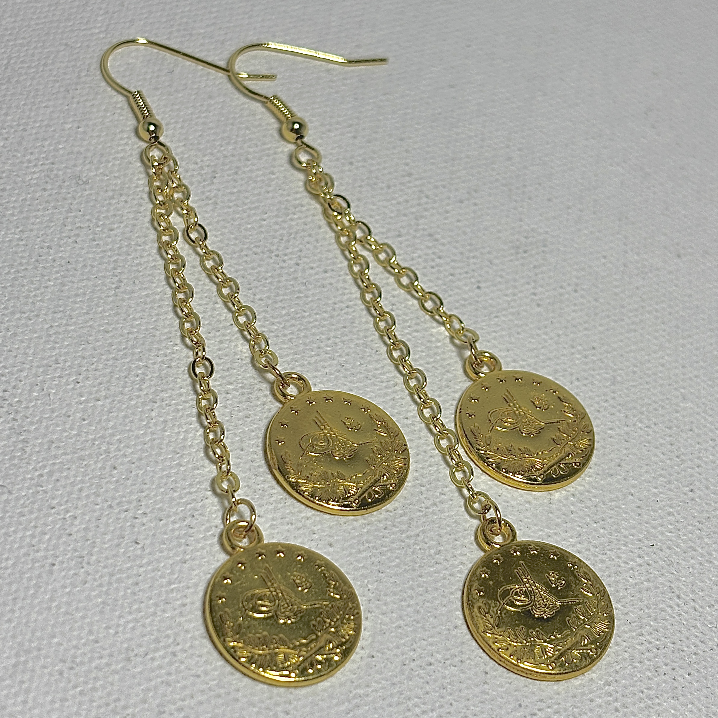 Double Chained Earrings