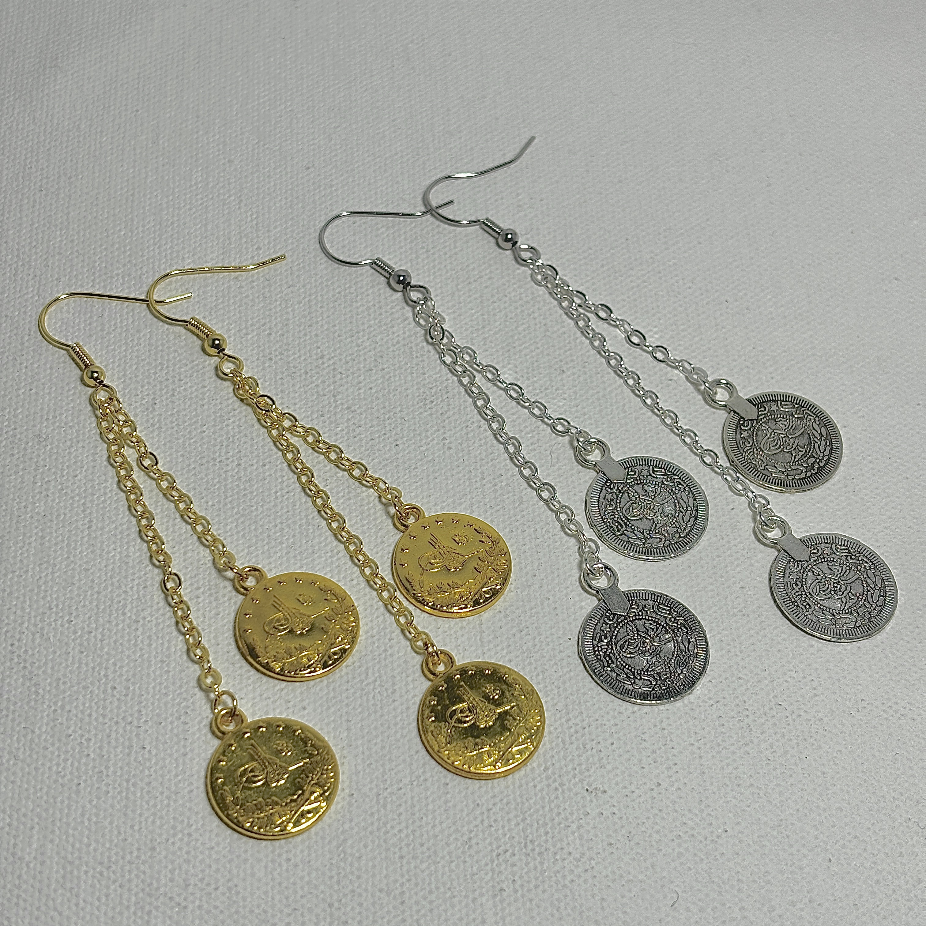Double Chained Earrings