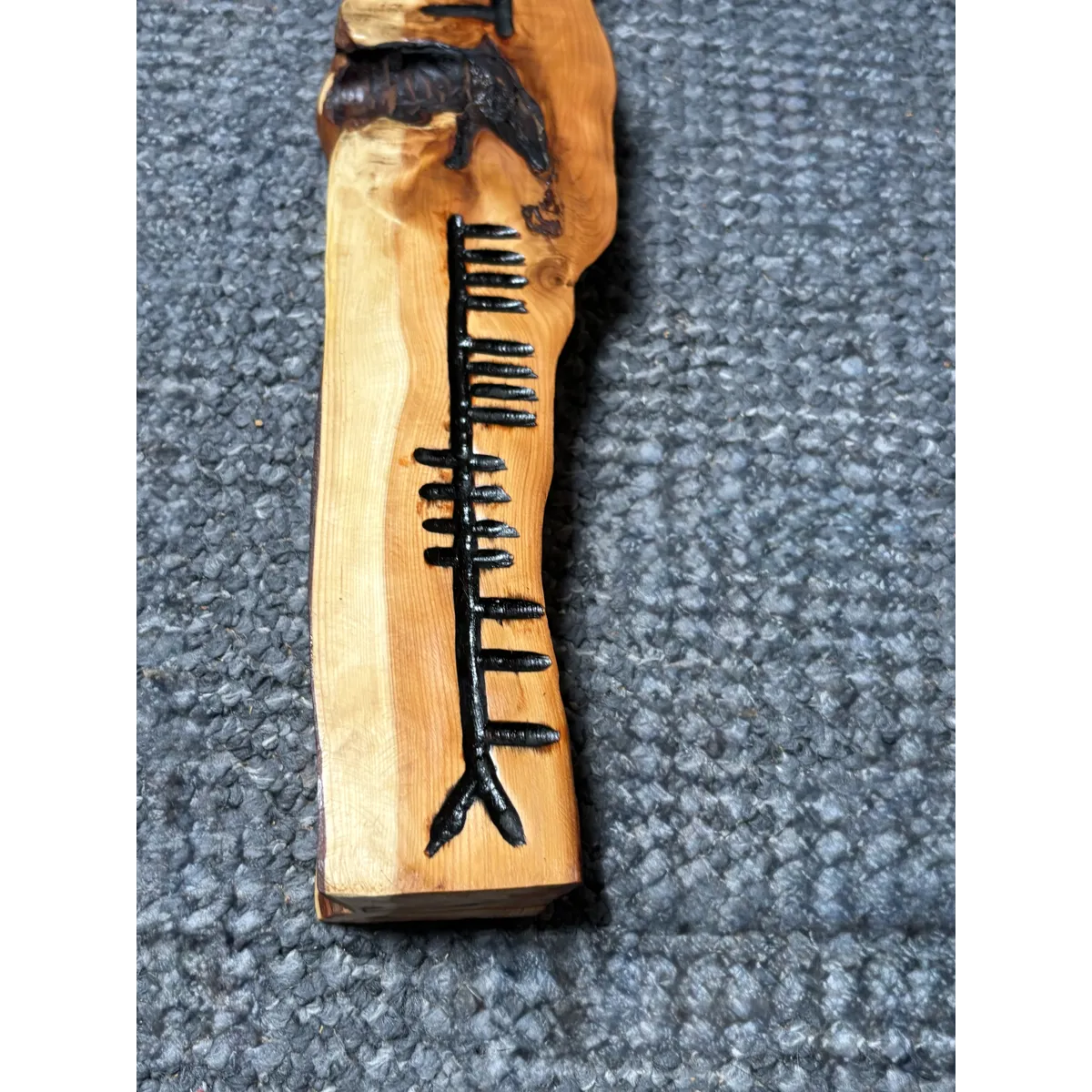 Ogham Yew “Bless This House” Wall Decoration