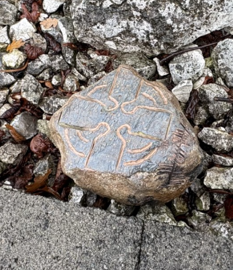 The Antrim Stone by Ogham By Sorcha Brigid