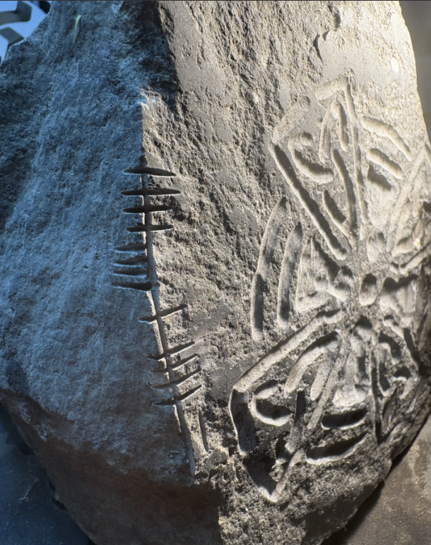 Ogham Celtic Cross by Ogham By Sorcha Brigid