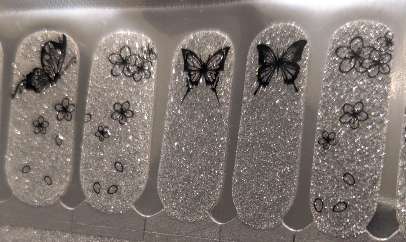 Butterfly in glitter