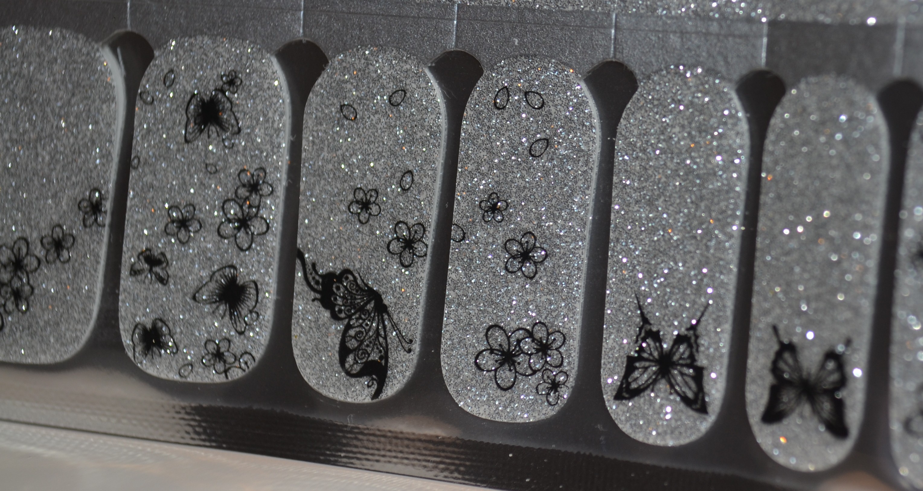 Butterfly in glitter