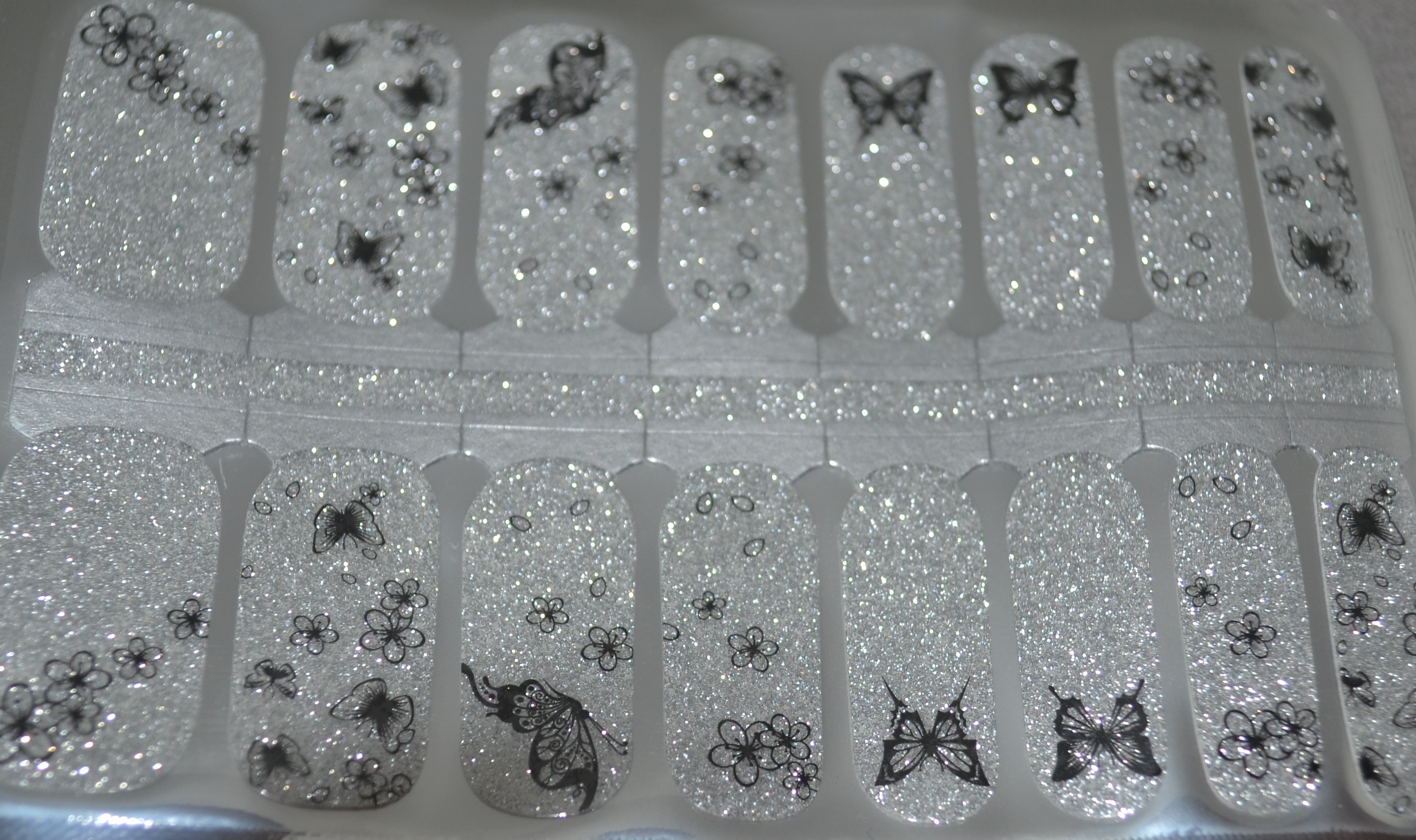 Butterfly in glitter