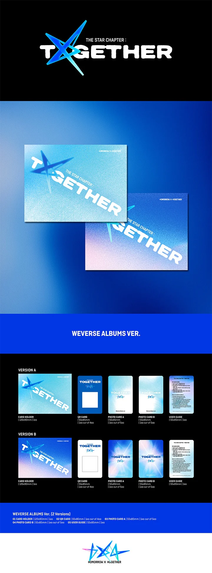 TXT Album - The Star Chapter: TOGETHER (Weverse albums ver)