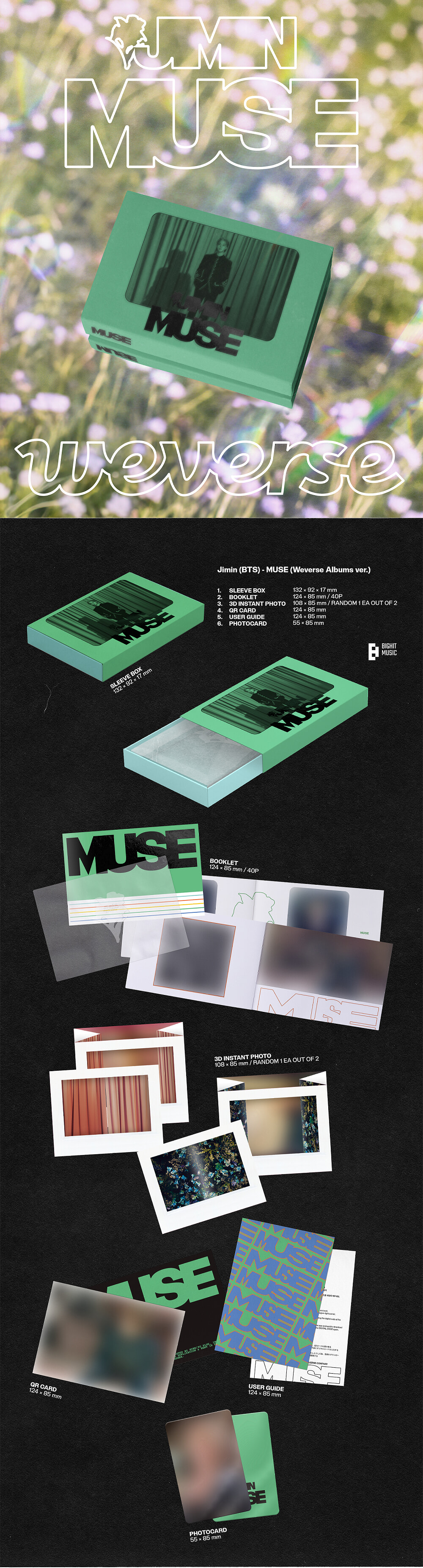 JIMIN - The 2nd Album MUSE (Weverse Albums Ver.)