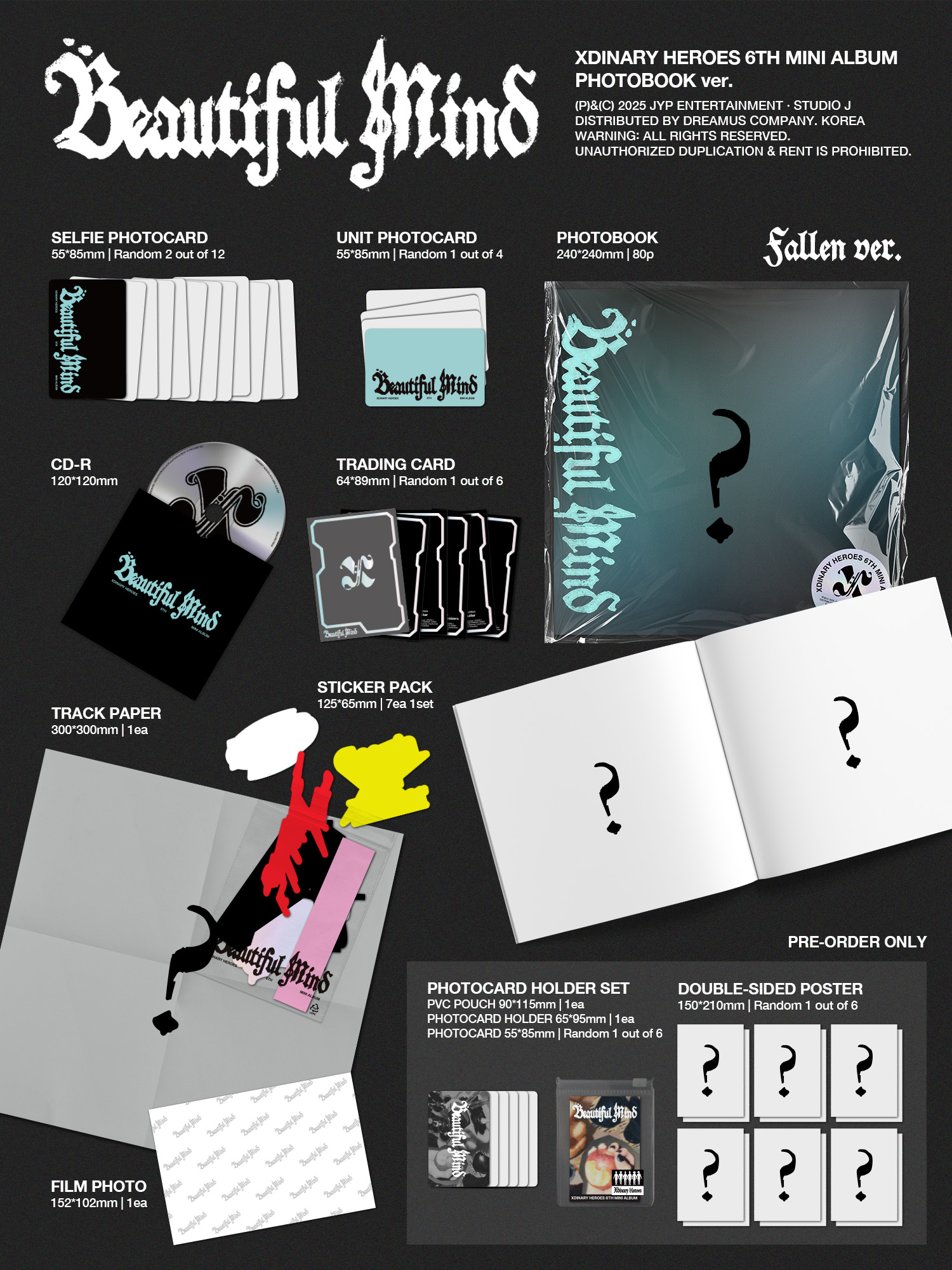 Xdinary Heroes - 6th Mini Album Beautiful Mind