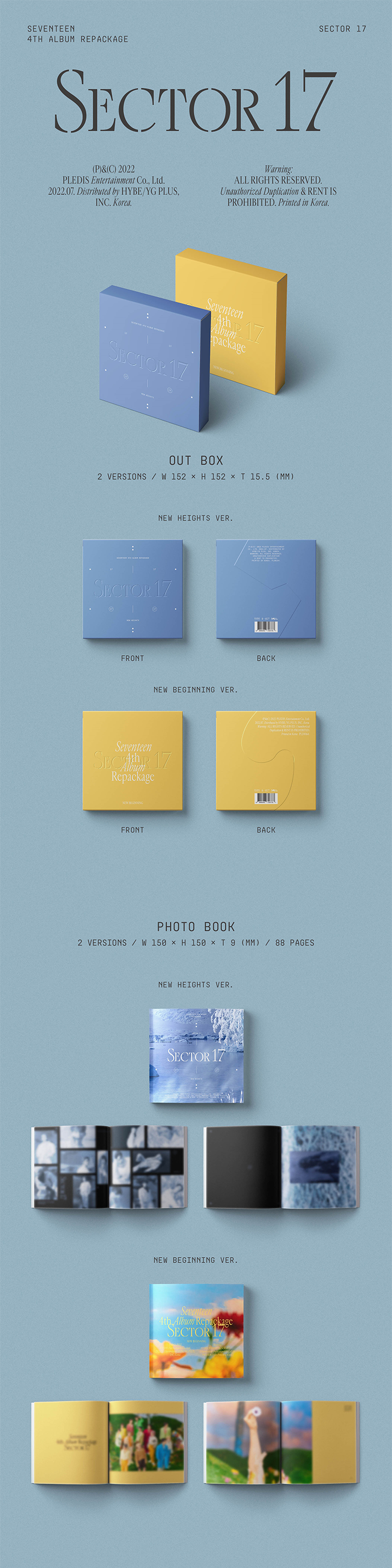 SEVENTEEN - 4th Album Repackage SECTOR 17