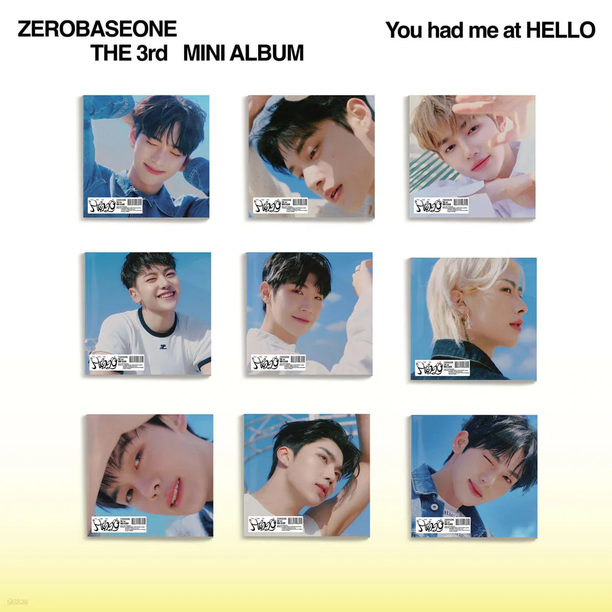 ZEROBASEONE - 3rd Mini Album You had me at HELLO (DIGIPACK Ver.)