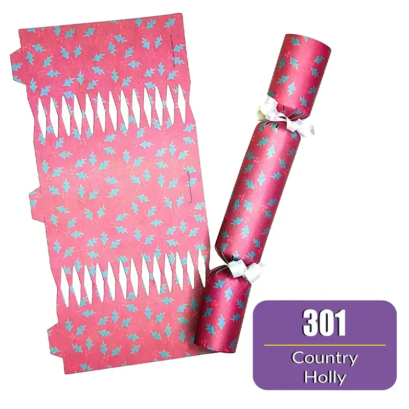 Country Holly - DIY Cracker Kit - Set of 6