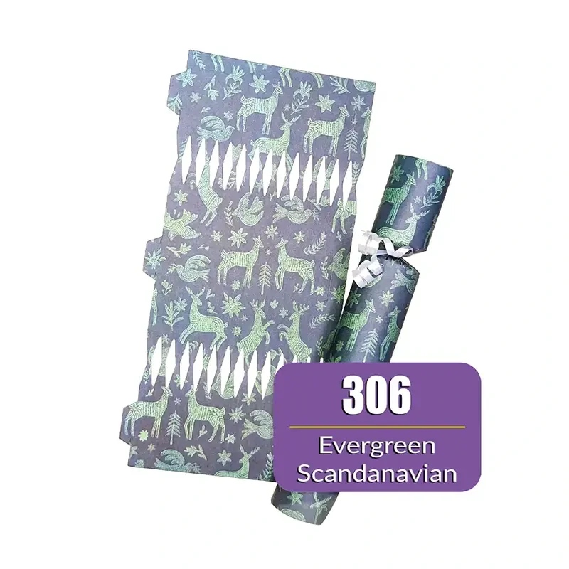 Evergreen Scandanavian - DIY Cracker Kit - Set of 6