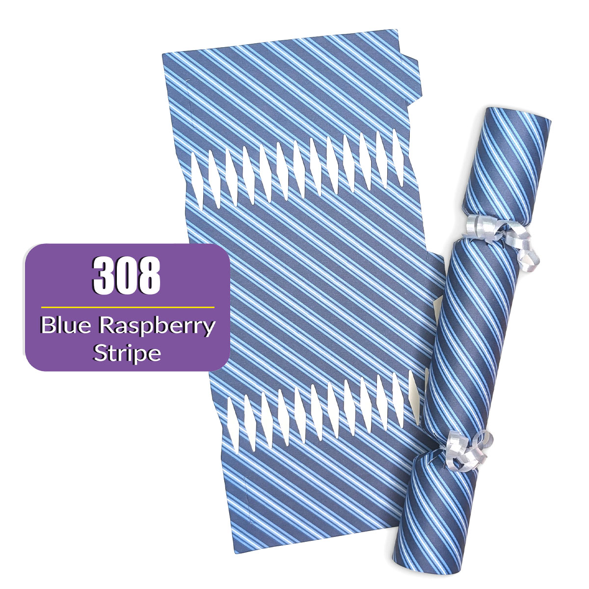 Blue Raspberry Stripes