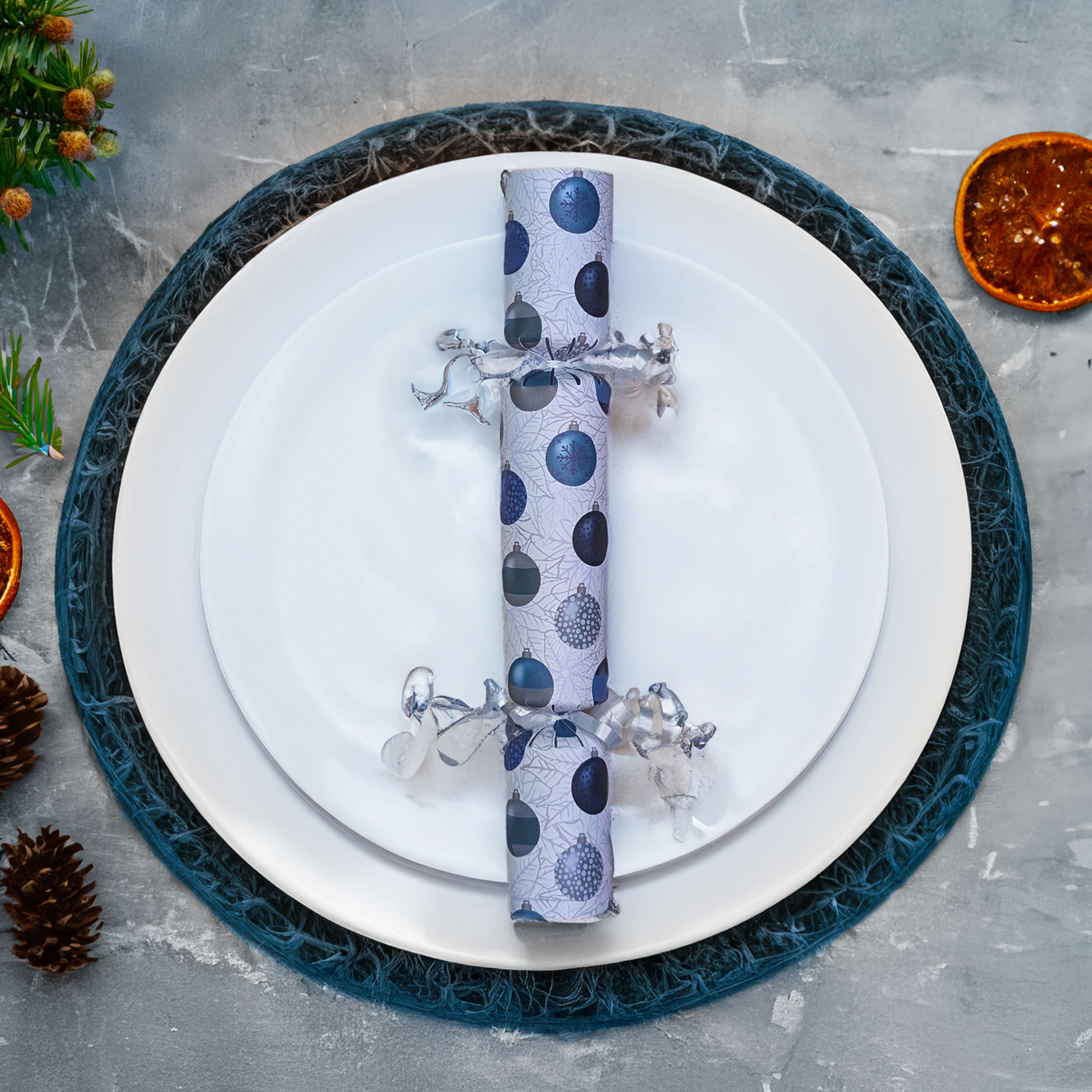 Blue Christmas Ornaments
