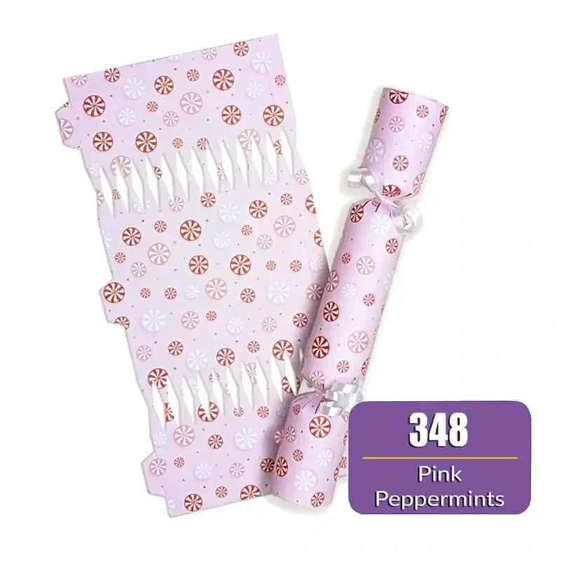 Pink Peppermints - DIY Cracker Kit - Set of 6