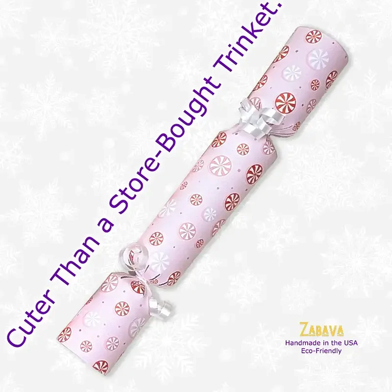 Pink Peppermints - DIY Cracker Kit - Set of 6