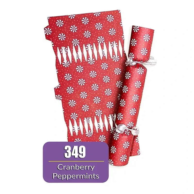 Cranberry Peppermints - DIY Cracker Kit - Set of 6