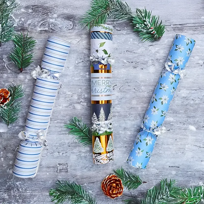 Bronze Foiled Christmas - DIY Cracker Kit - Set of 6