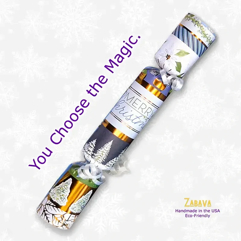 Bronze Foiled Christmas - DIY Cracker Kit - Set of 6