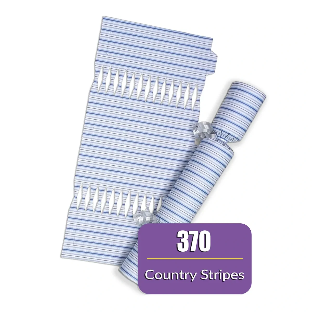 Country Stripes - DIY Cracker Kit - Set of 6