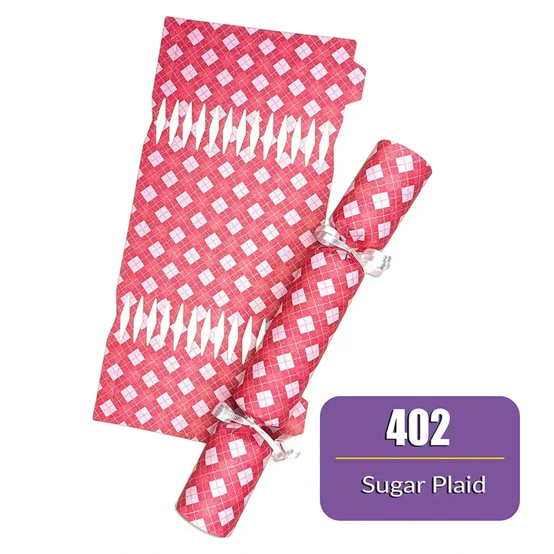 Sugar Plaid - DIY Cracker Kit - Set of 6
