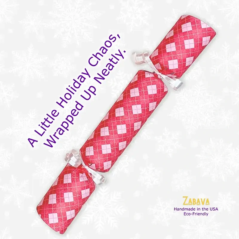 Sugar Plaid - DIY Cracker Kit - Set of 6