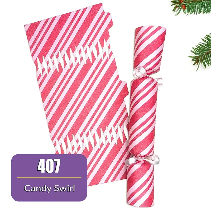 Candy Swirl - DIY Cracker Kit - Set of 6