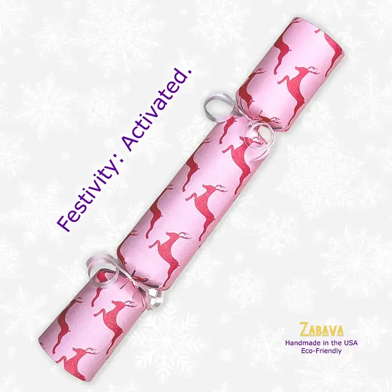 Rosé Reindeer - DIY Cracker Kit - Set of 6