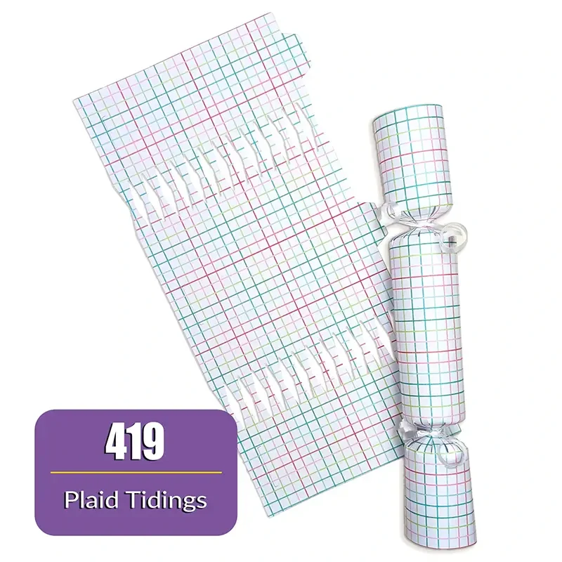 Plaid Tidings - DIY Cracker Kit - Set of 6