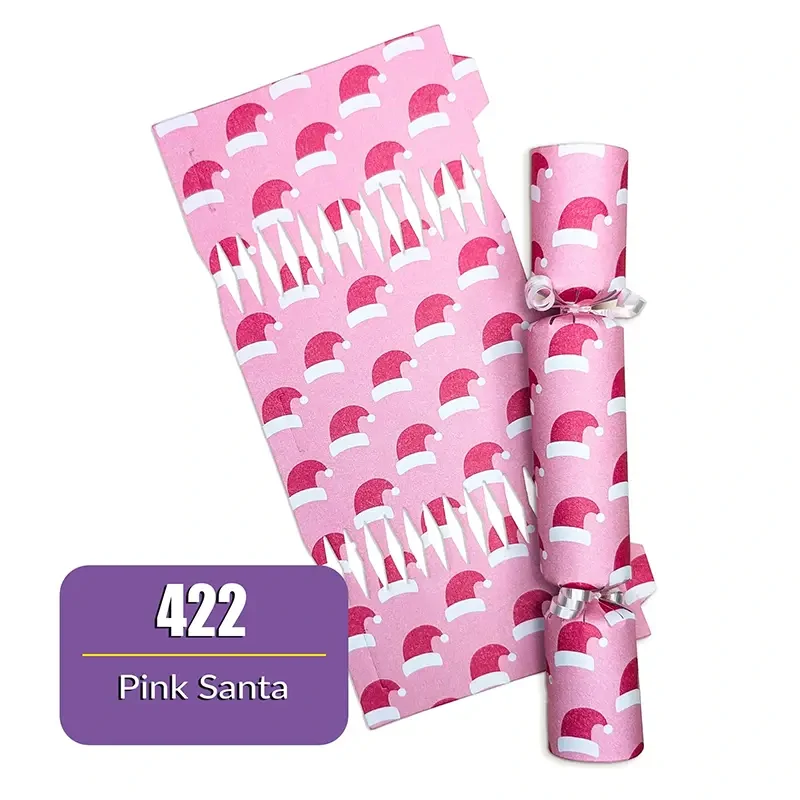 Pink Santa - DIY Cracker Kit - Set of 6
