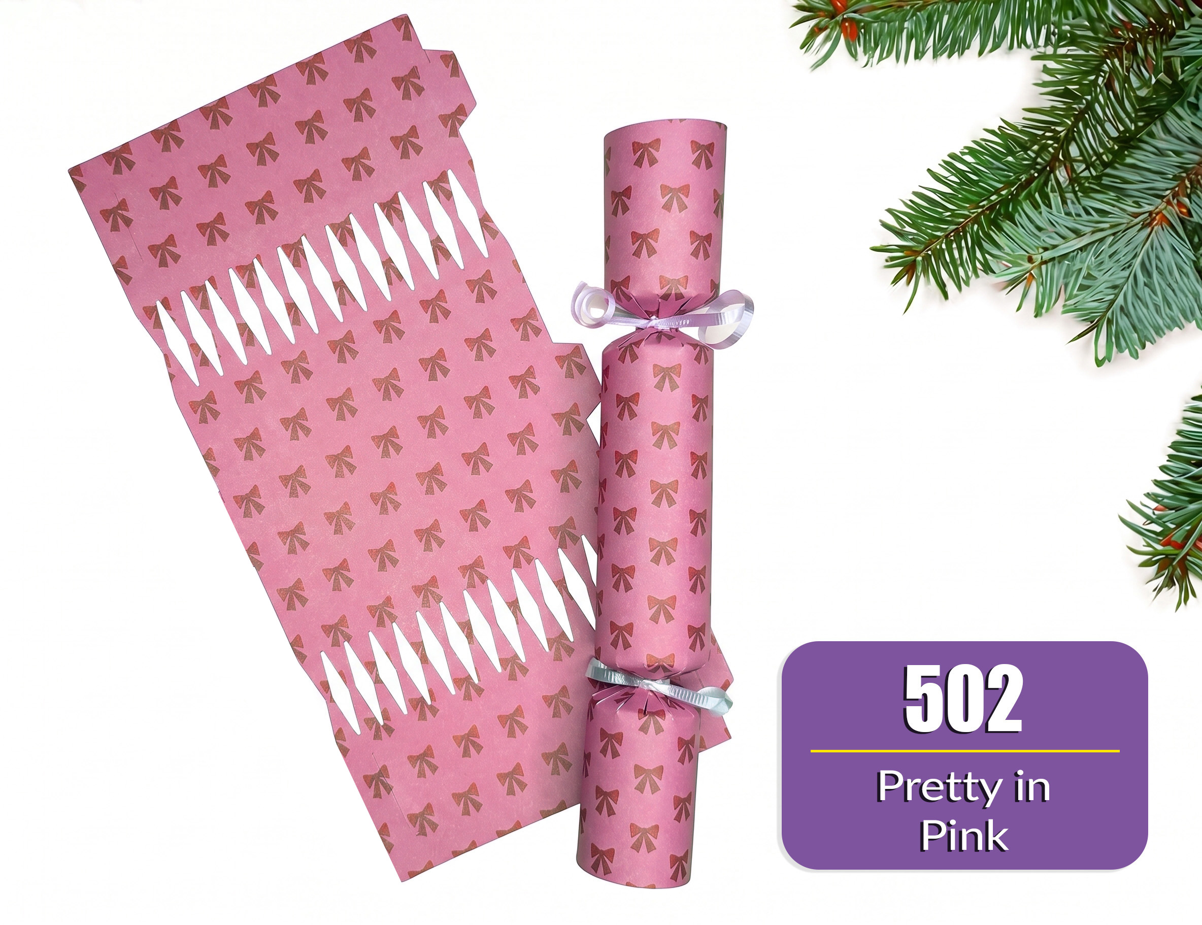 Pretty in Pink - DIY Cracker Kit - Set of 6