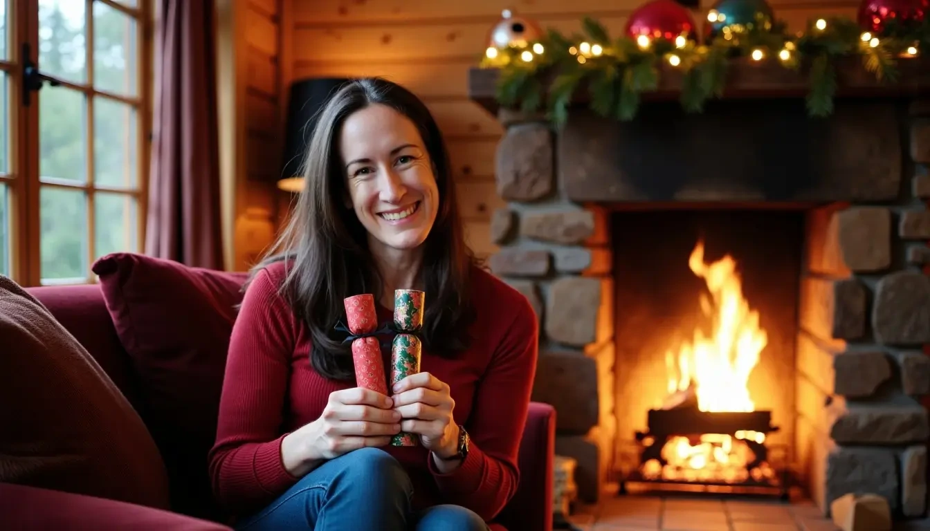 Jodi, owner and founder of Zabava Christmas Crackers