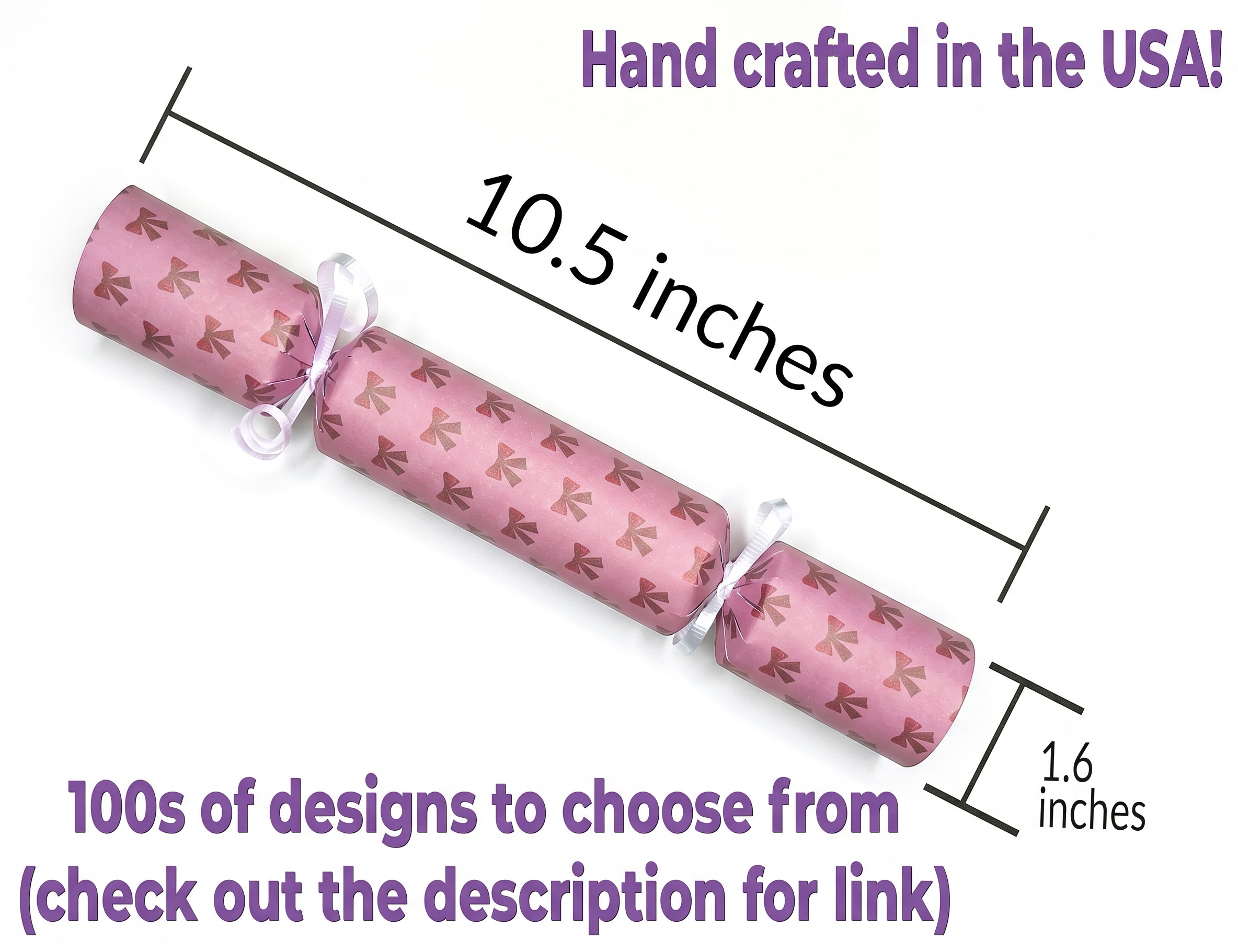 Pretty in Pink - DIY Cracker Kit - Set of 6