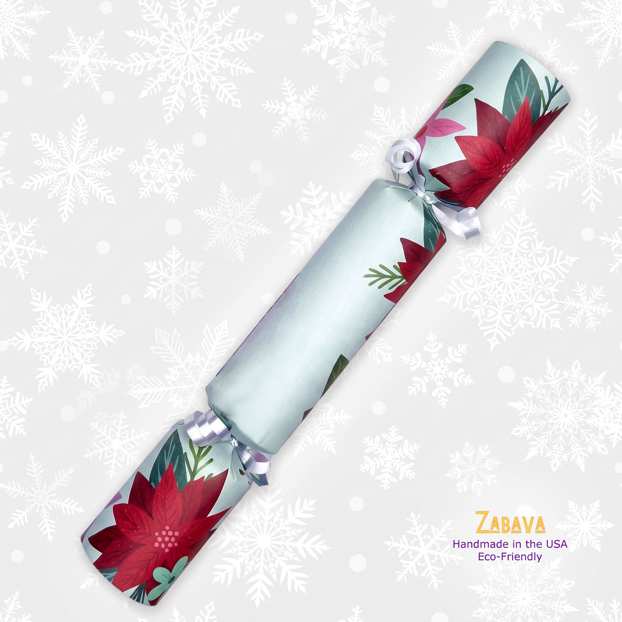 Poinsettia Aesthetic - DIY Cracker Kit - Set of 6