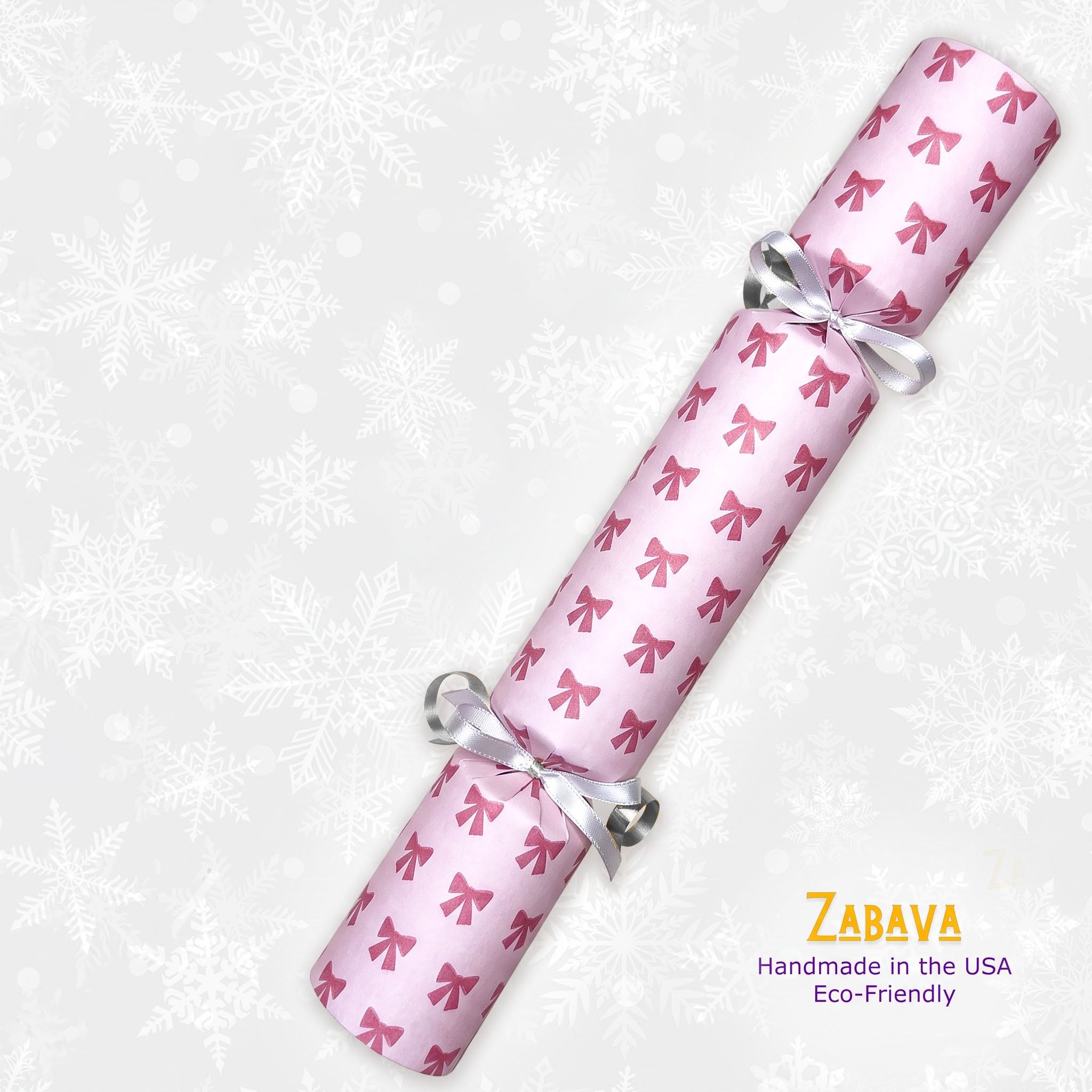 Dainty Pink Bows - DIY Cracker Kit - Set of 6