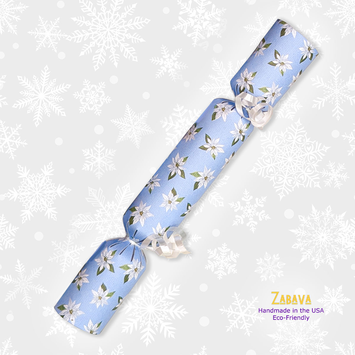 Snow Poinsetias - DIY Cracker Kit - Set of 6
