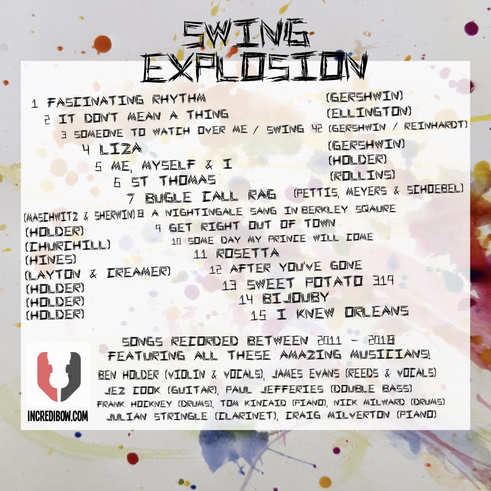 Swing Explosion - The Ben Holder Quartet