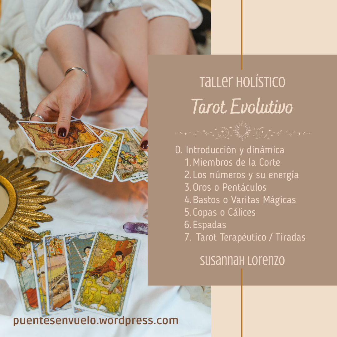 Taller de Tarot Evolutivo - Arcanos Menores - PREVENTA