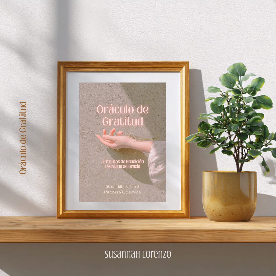 Oráculo de Gratitud - Imprimible