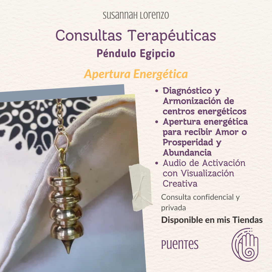 Apertura Energética con Péndulo egipcio